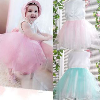 Baby Girl Tutu Dress Lace Bulble Dress Prince Chiffon Sundress Dance Costume
