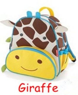 Cartoon Animals Lovely Giraffe Style Kids Toddlers Baby School Bag Backpack
