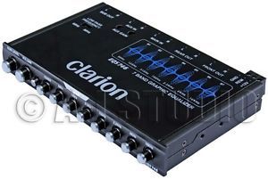 Clarion EQS746 Car Audio Stereo 7 Band Rotary Equalizer EQ 6 Channel Aux Input