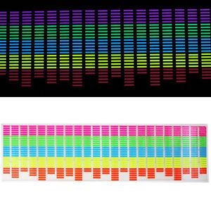 90 25cm Sound Music Activated Colourful Car Sticker Equalizer LED Flash Light