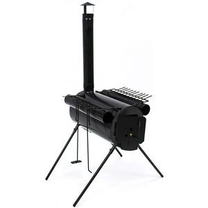 Portable Military Camping Steel Wood Stove Tent Heater for Fishing Camp Cooking