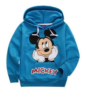 Kids Toddlers Boys Girls Mickey Mouse Long Sleeve Hoodies Coats 2 8 Years