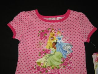 New "Disney Princess" Dress Girls Summer Clothes 3T Toddler Tiana Cinderella