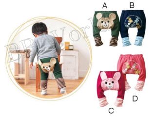 Cute Boy Girl Baby Infant Toddler Pants Trousers Bottom Bear Rabbit Leggings