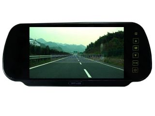 7" TFT LCD Screen Rearview DVD VCR Camera Car Monitor Mirror