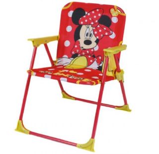 Disney Character Childrens Toddler Folding Metal Chair Kids Garden