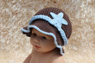 New Cute Handmade Baby Knit Crochet Cowboy Hat Cap Newborn to 3 Year Photo Prop