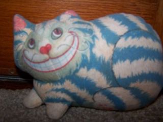 Vtg 1988 Armand Eisen Cheshire Cat Michelle Wiggins Toy Alice in WONDERLAND881