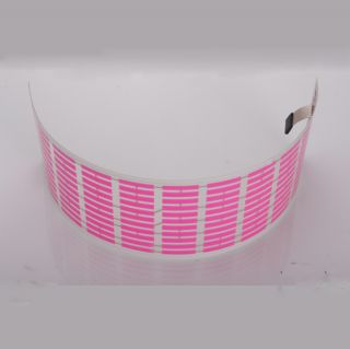 Car Stickers Sound Music Activated Sensor Pink LED Light Equalizer Glow 18" 12V