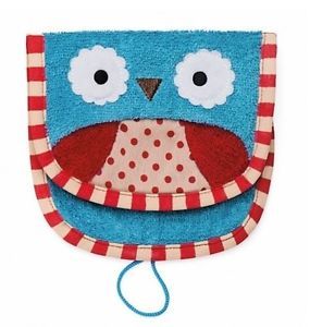 B9 Baby Kids Children Animal Glove Owl Toy Bathing Grooming Towels Washcloths
