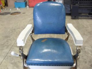1930 1940's Antique Hercules Barber Chair Headrest