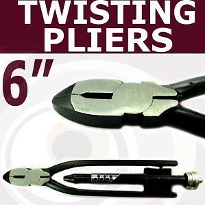 6" Safety Wire Twist Twister Lock Twisting Pliers Tool