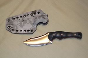 Timberghost Custom Knives " TG Ghost Bowie " Fixed Blade O1 Steel G10 Scales