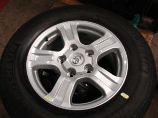 4 18" Toyota Tundra Sequoia 5 Spoke Wheels Rims Michelin Tires
