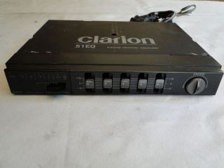 Clarion 51EQ Passive Equalizer 1 2 DIN Graffic 5 Band EQ Vtg Car Audio Stereo