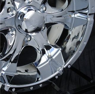 17 inch Chrome Wheels Rims Chevy GMC Sierra 6 Lug 1500 Truck Avalanche Helo Maxx