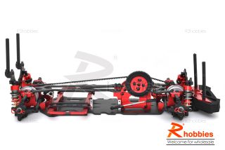 1 10 RC R C EP RK 7 Pre Motor Belt Drive Drift Car Carbon Fiber Chassis Kit R B