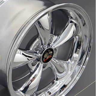 17" Chrome Bullitt Bullet Wheels Set of 4 Rims Fits Mustang® GT