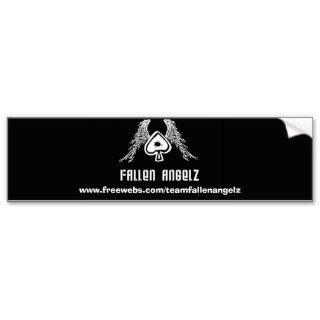 FALLEN ANGELZ logo, www.freewebs/teamfalleBumper Stickers