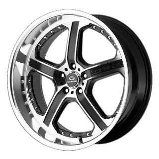 Lorenzo WL021 18x9.5 Black Wheel / Rim 5x4.5 with a 48mm Offset and a 72.60 Hub Bore. Partnumber WL02189512748: Automotive
