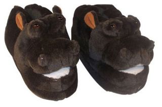 Comfy Feet Hippo Animal Feet Slippers   Mens Slippers