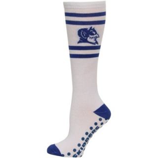 Duke Blue Devils Ladies Knee High Gripper Socks   White