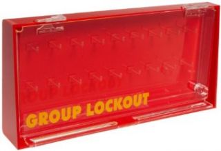 Brady Wall Mount Group Lock Box For Lockout/Tagout, Metal