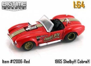 Jada Dub City Big Time Muscle Red with Gold Stripe "Snake Bite" 1965 Shelby Cobra 427 S/C 1:64 Scale Die Cast Car: Toys & Games