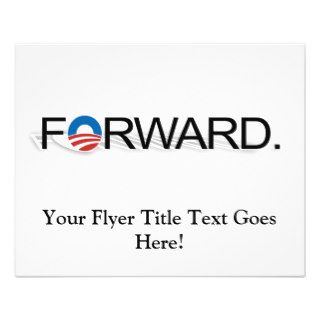 Forward for Obama 2012 Flyer Design