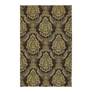 Kaleen Home and Porch Rectangular Brown Floral Indoor/Outdoor Tufted Area Rug (Common: 9 ft x 12 ft; Actual: 12 ft x 9 ft)
