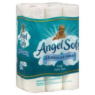 Angel Soft  Bathroom Tissue, Unscented, 2 Ply, 24 rolls