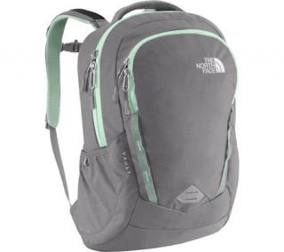 Womens The North Face Vault Backpack CHJ1   Zinc Grey/Surf Green