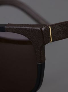 Retrosuperfuture '778 People' Leather Trim Sunglasses