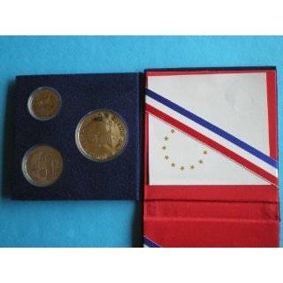 1776 1976 S United States Bicentennial 40% Silver Three Piece Proof 