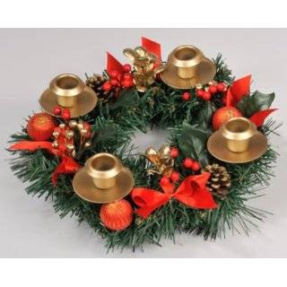 Advent Wreath   6 Inch Ceramic Tile Sandy Mertens Christmas Designs 