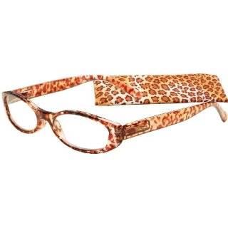 Animal Print Womens Reading Glasses with Matching Case by ICU