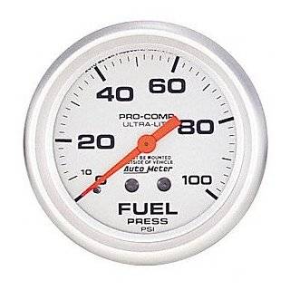   16 0 100 PSI Full Sweep Electric Fuel Pressure Gauge: Automotive