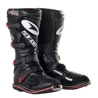 AXO Boxer Motorcycle Boots (Size 14, Black)