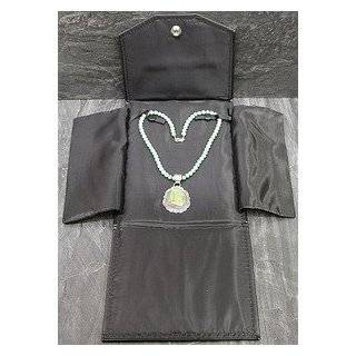 Black Leather Necklace Jewelry Gift Box Folder Display