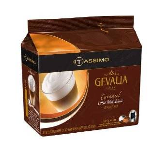 Tassimo Gevalia Caramel Latte Macchiato T discs, 16 Count, 9 Ounce Bag 