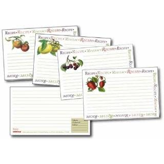  3 x 5 Chili Peppers Recipe Cards with Covers: Kitchen 