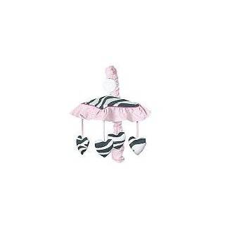   Girl Crib Bedding Set   Pink, Black and White Funky Zebra Print Baby