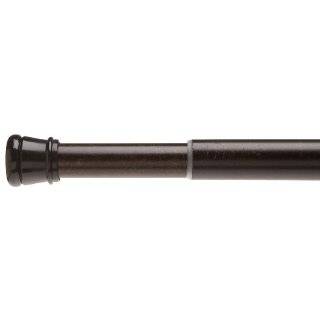   Adjustable 41 to 76 Inch Steel Shower Curtain Tension Rod, Bronze