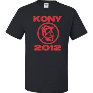 Adult Black Joseph Kony 2012 Stop At Nothing Awareness T shirt