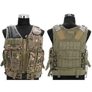 Deluxe Spec. Force Cross Draw Tactical Vest w/ Built In Holster & Mag 