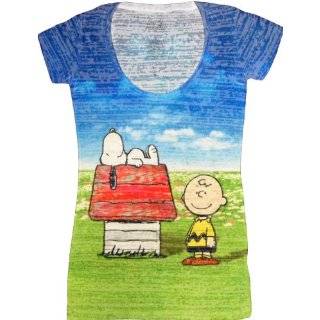 Peanuts Fade Fairytale Snoopy & Charlie Brown Blue / Green Sublimation 