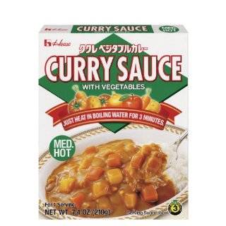   Curry Sauce with Vegetables, Medium Hot, 7.4 Ounce Boxes (Pack of 10