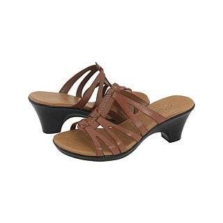 Clarks Butterscotch Sandals Slides Shoes Brown Womens