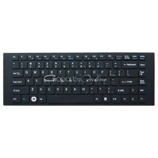 Black Keyboard Cover / Skin Protector for Sony VAIO VGN NW VGN FW VPC 