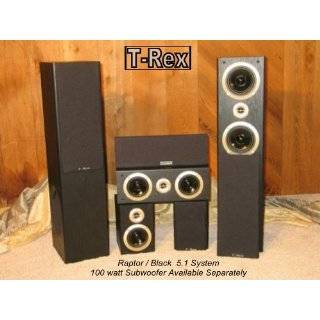 Rex Raptor Black Five (5) Speakers Home theatre 5.1 Speaker System